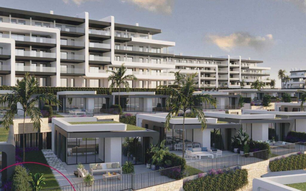 Villas de nouvelle construction en bord de golf et vue mer Alicante
